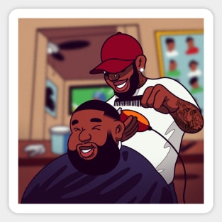 The Barber Sticker